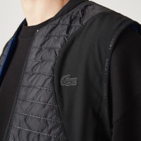 Chaleco Lacoste Sport Acolchado Reversible Negro Azul  Oferta + Barato