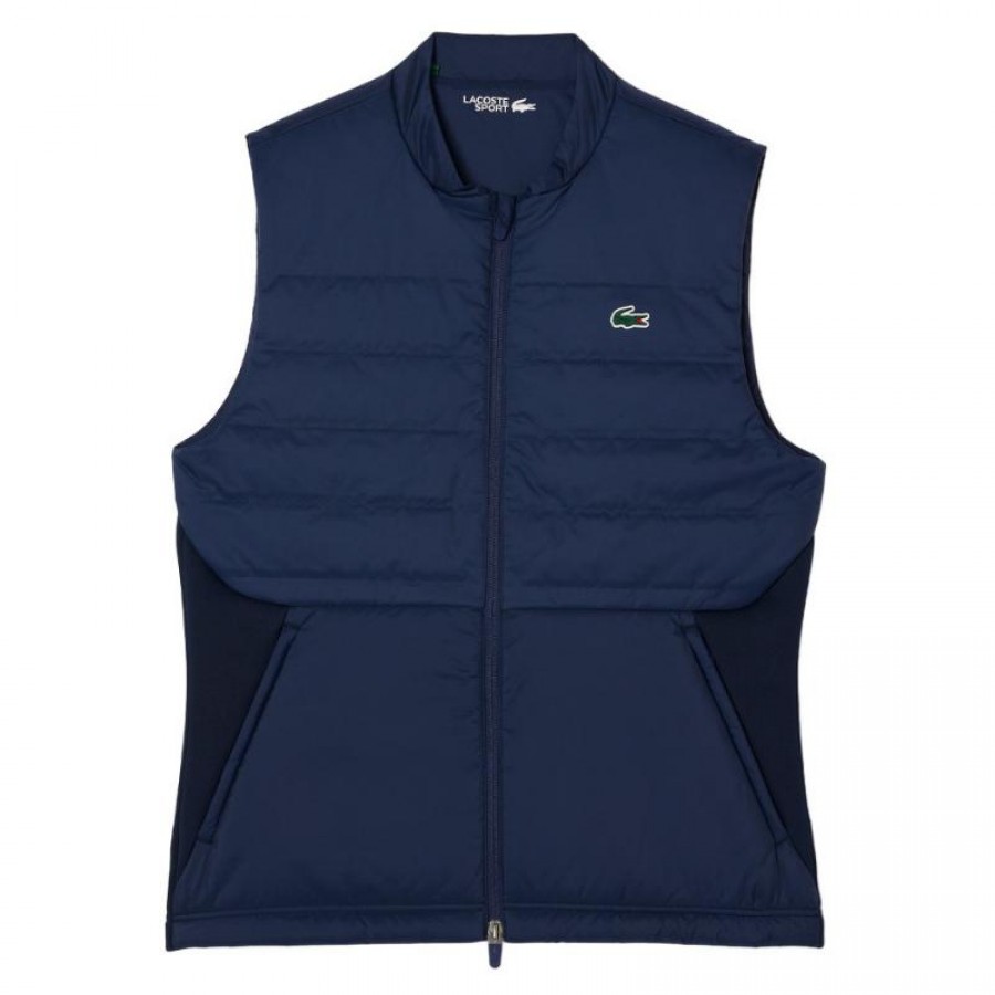 Chaleco Lacoste Sport Azul Marino  Oferta + Barato