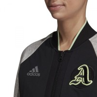 Giacca da donna nera di Adidas New York