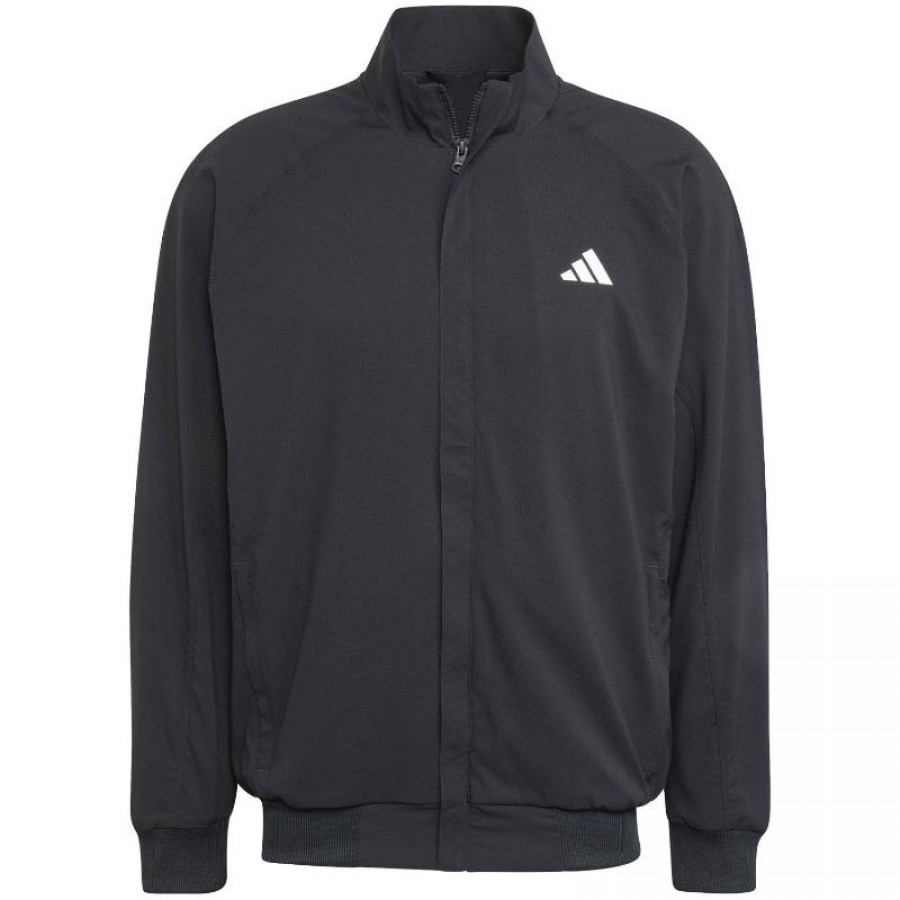 Adidas Walk On Black Jacket  Offer + Cheap