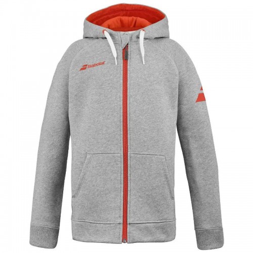 Chaqueta Babolat Exercise Gris Jaspeado Junior