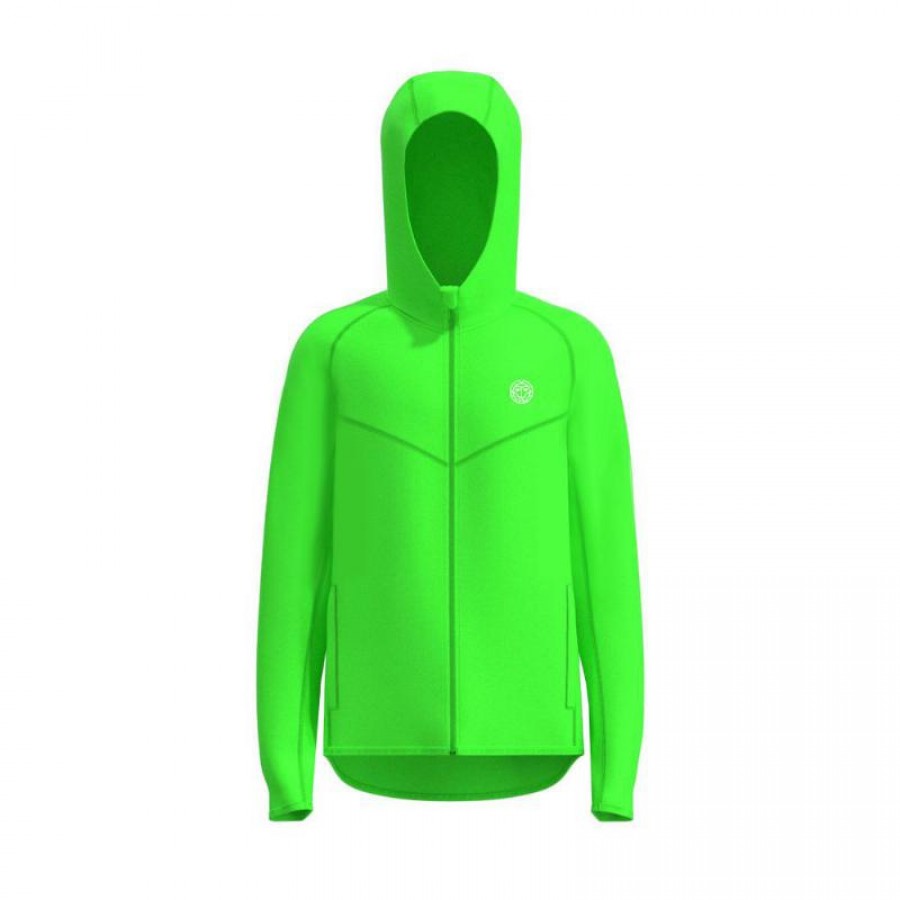 Chaqueta Bidi Badu Cappuccio Girocollo Verde Neon