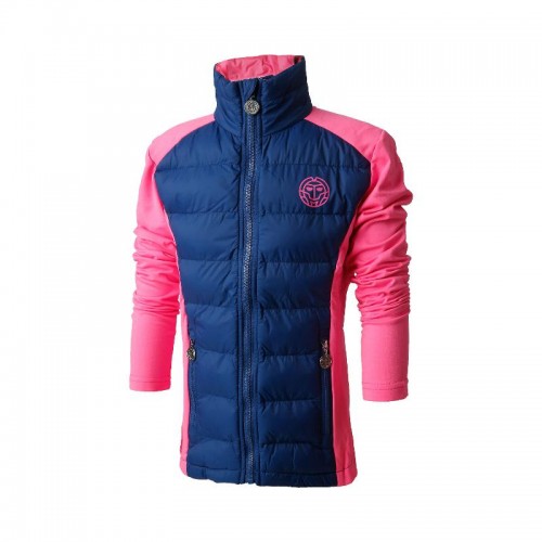Vers le bas Bidi Badu Dark Blue Suza Junior Pink Jacket Vers le bas Bidi Badu Dark Blue Suza Junior Pink Jacket