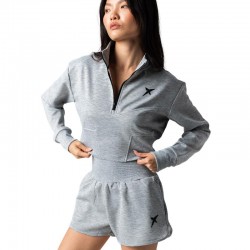 Drop Shot Flight Jacket Grey Women