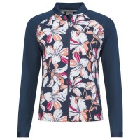 Head Breaker Print Jacket Dark Blue Women