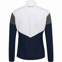 Head Club 22 Bleu Marine Blanc Veste Femme  Offre - Pas cher