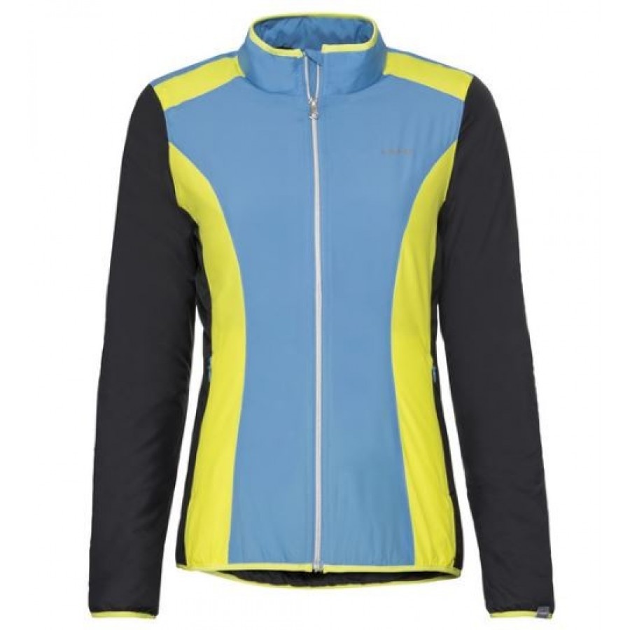 Veste jaune tete Endurance bleu