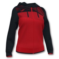 Veste Joma Supernova II Rouge Noir Femme