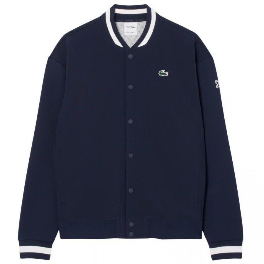 Lacoste Novak Djokovic Navy Blue Jacket  Offer + Cheap