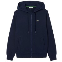Lacoste Sport Navy Blue Cotton Jacket Women  Offer + Cheap