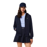 Lacoste Sport Navy Blue Cotton Jacket Women  Offer + Cheap