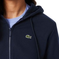 Lacoste Sport Navy Blue Cotton Jacket Women  Offer + Cheap