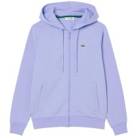 Lacoste Sport Giacca in Cotone Blu Viola Donna  Offerta + Economico