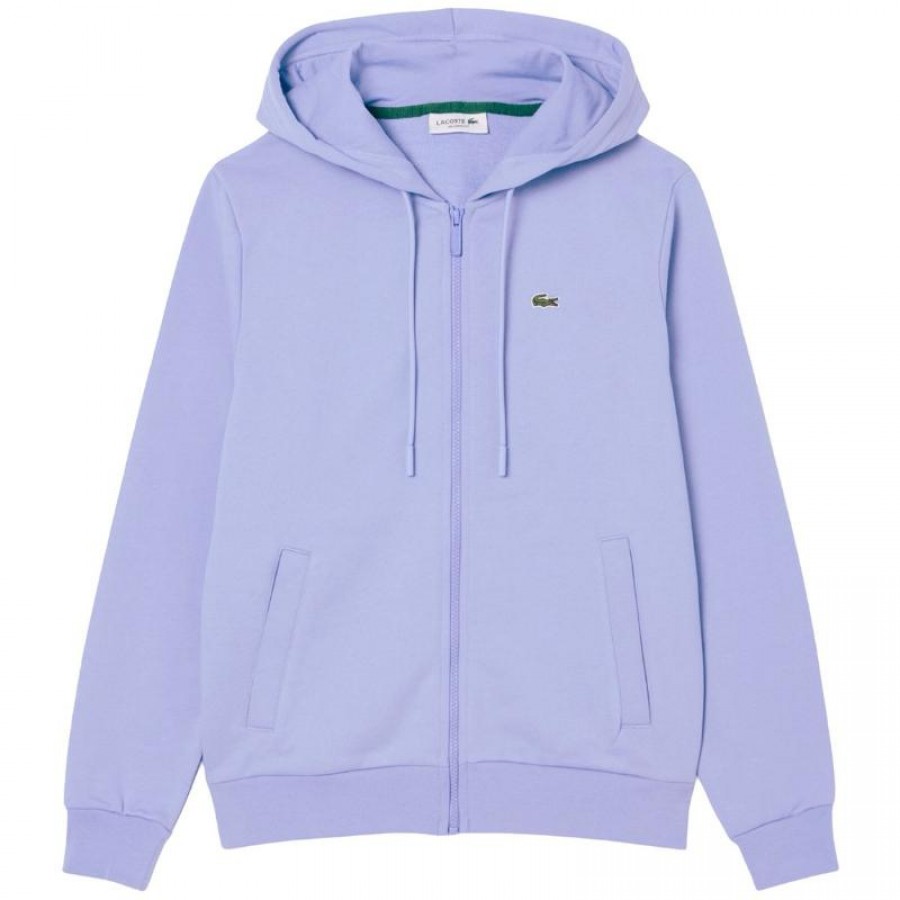 Lacoste Sport Giacca in Cotone Blu Viola Donna  Offerta + Economico
