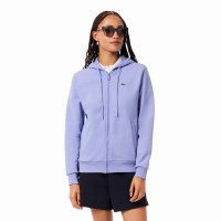 Lacoste Sport Giacca in Cotone Blu Viola Donna  Offerta + Economico