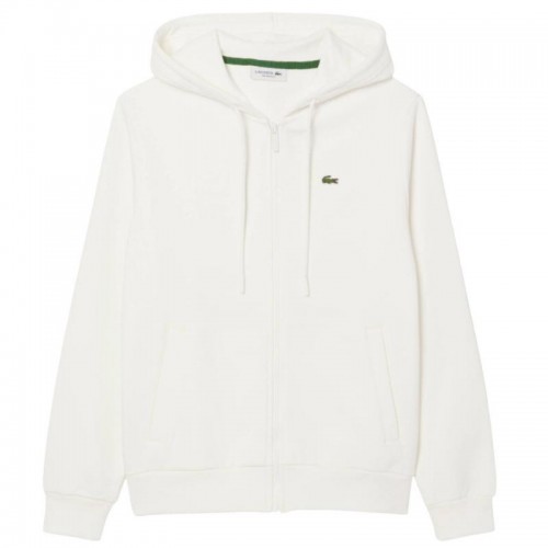 Jaqueta Lacoste Sport Cotton Branca para Mulheres Jaqueta Lacoste Sport Cotton Branca para Mulheres