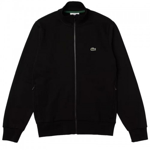 Lacoste Sport Giacca Nera in Cotone Lacoste Sport Giacca Nera in Cotone