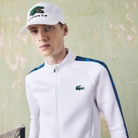 White Lacoste Sport Jacket