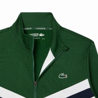 Veste de tennis Lacoste Vert Blanc  Offre - Pas cher