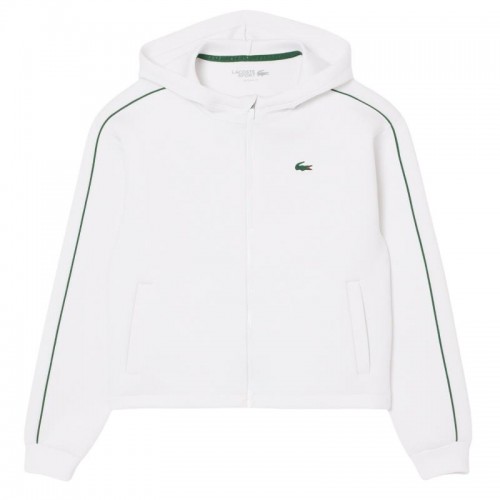 Jaqueta Lacoste Ultra Dry White para Mulheres Jaqueta Lacoste Ultra Dry White para Mulheres