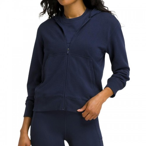 Giacca femminile Wilson Team con zip blu navy