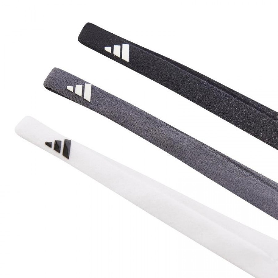 adidas Noir Gris Blanc Rubans 3 unites  Offre - Pas cher
