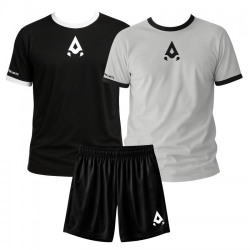 Alacran Conjunto Selvagem Preto Cinza X3