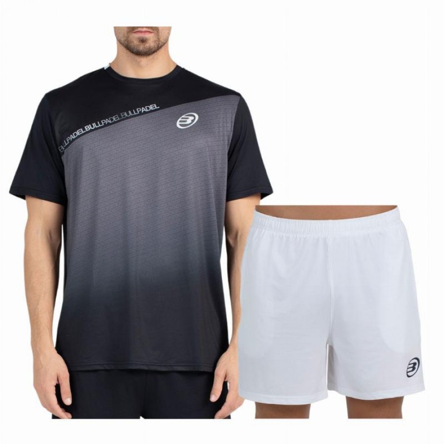 Conjunto Bullpadel Summit Performance Preto Branco
