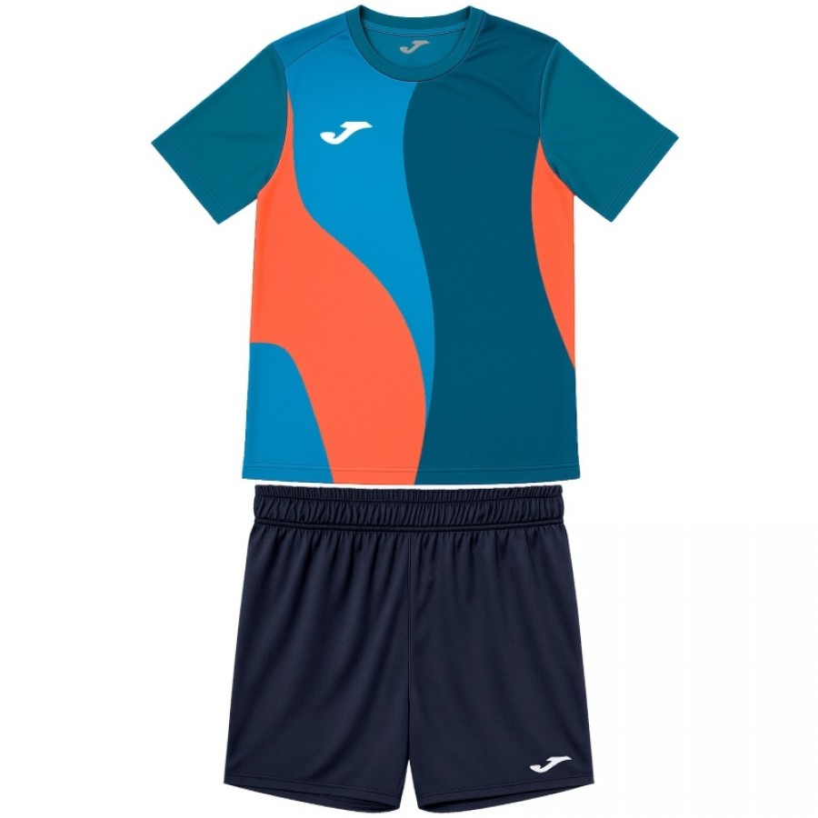 Joma Camp Navy Blue Orange Junior Set