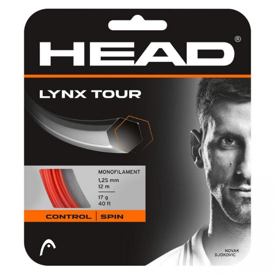 12m Head Lynx Tour 1.30mm Orange String