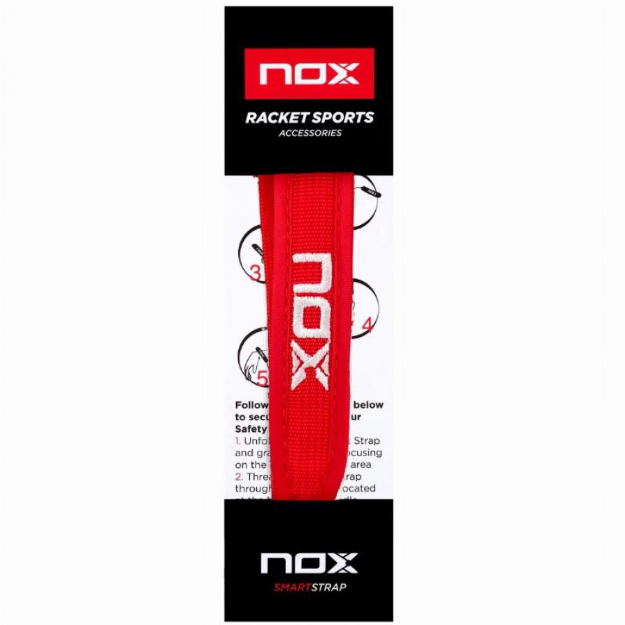 Cordon Nox SmartStrap Luxury Red White