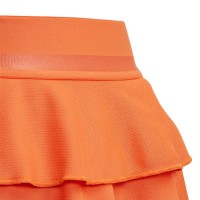 Falda Adidas Frill Naranja Junior