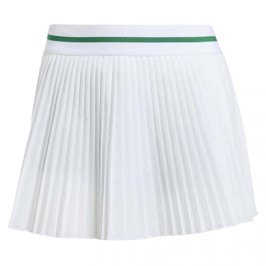 Falda Adidas Originals Pro London Plissettato Blanco