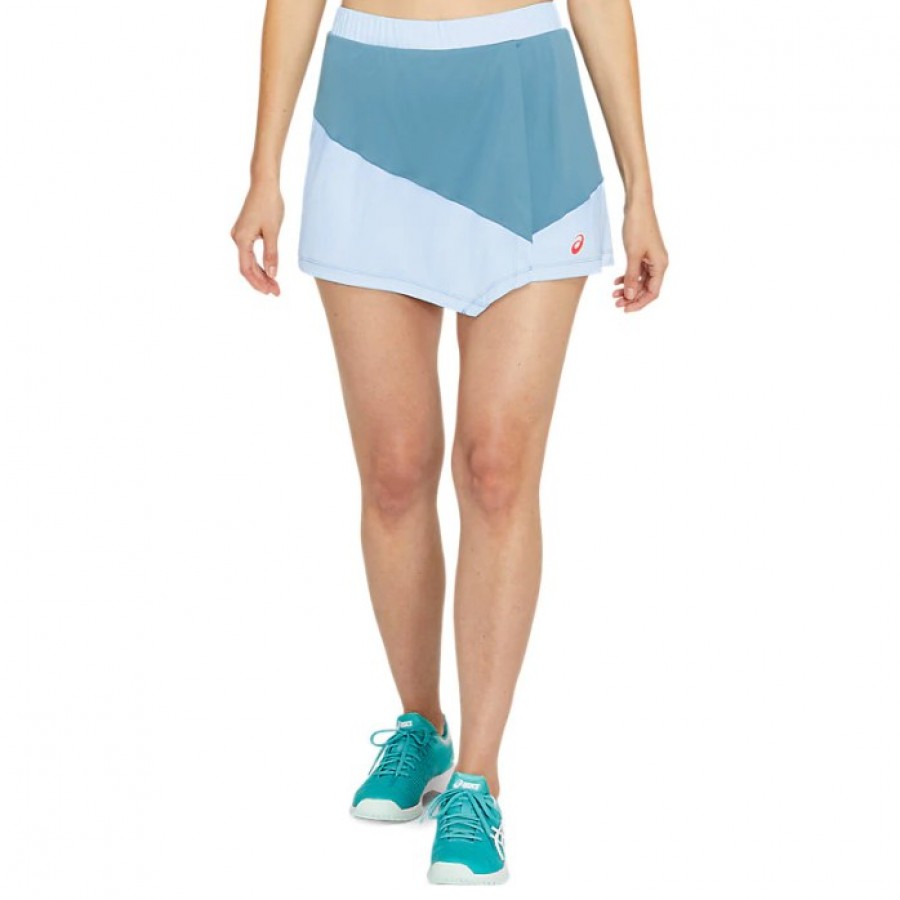 Asics Club Light Blue Skirt - Barata Oferta Outlet