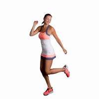 Falda BB Nube Blanco Coral Gris  Oferta + Barato
