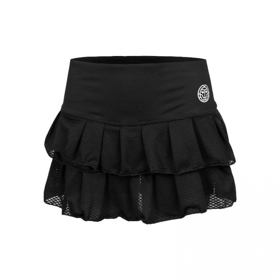 Badu Crew Pleated Bidi Skirt Black