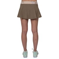 Falda Bidi Badu Paris Estampado Ondulado Marron Bege  Oferta + Barato