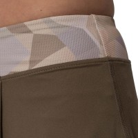 Falda Bidi Badu Paris Estampado Ondulado Marron Bege  Oferta + Barato