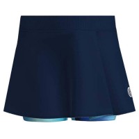 Falda Bidi Badu Spectrum Printed Wavy Azul Oscuro Aqua  Offer + Cheap