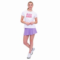 Falda Bidi Badu Spike Stampato Ondulato Lila Rosa  Offerta + Economico