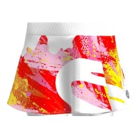 Falda Bidi Badu Wild Arts Stampato Ondulato Blanco Mix  Offerta + Economico