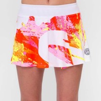 Falda Bidi Badu Wild Arts Stampato Ondulato Blanco Mix  Offerta + Economico
