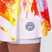 Falda Bidi Badu Wild Arts Stampato Ondulato Blanco Mix  Offerta + Economico