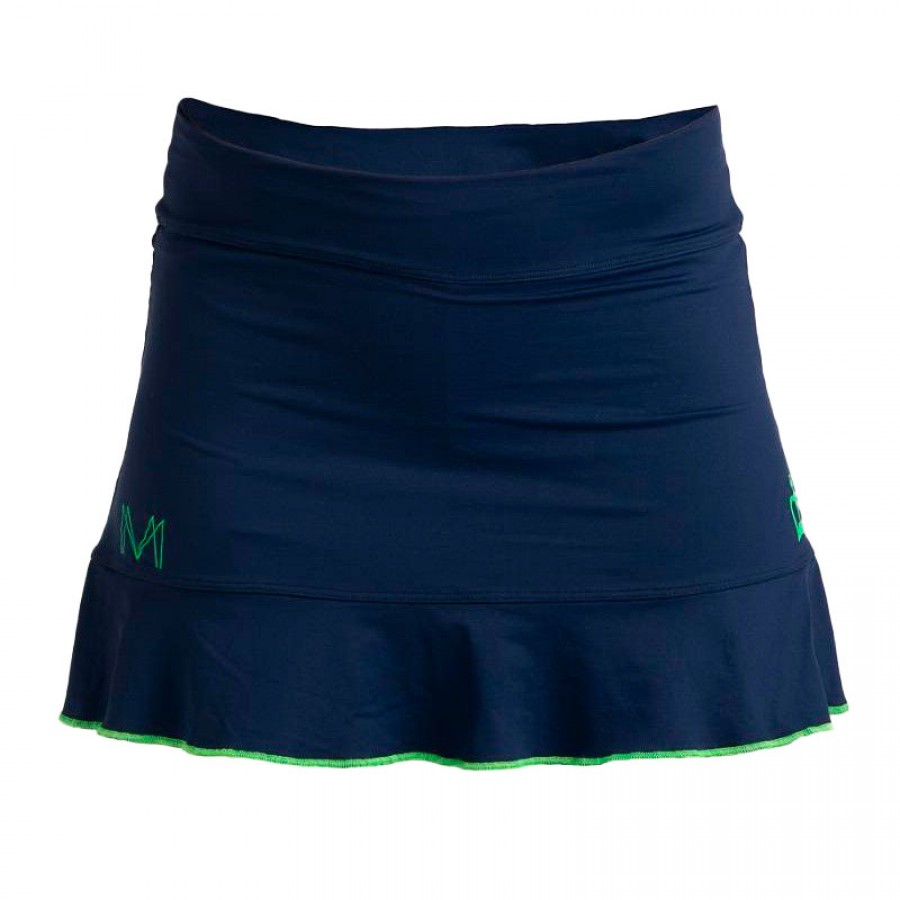 Jupe Couronne Noire Marta Marrero Bleu Marine Vert