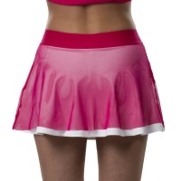 Falda Drop Shot Azalea Rosa Blanco  Oferta + Barato