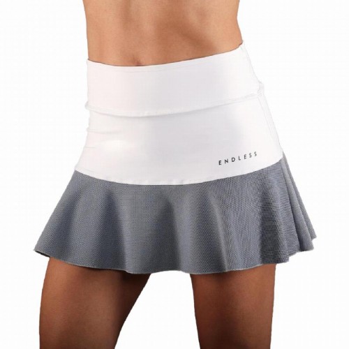 Falda Endless Lace Blanco Plata Falda Endless Lace Blanco Plata