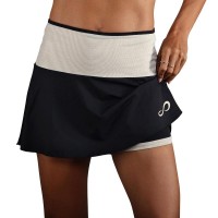 Falda Endless Mile Negro Dorado  Oferta + Barato