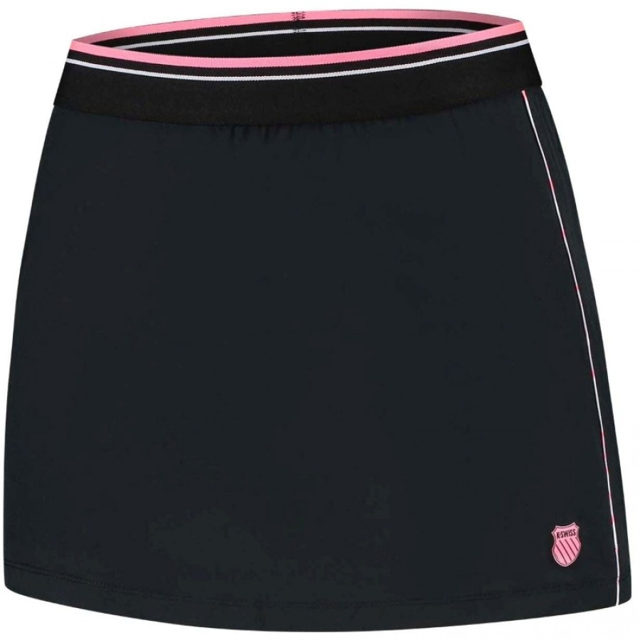 Falda Kswiss Hypercourt 6 Negro Rosa  Offer + Cheap