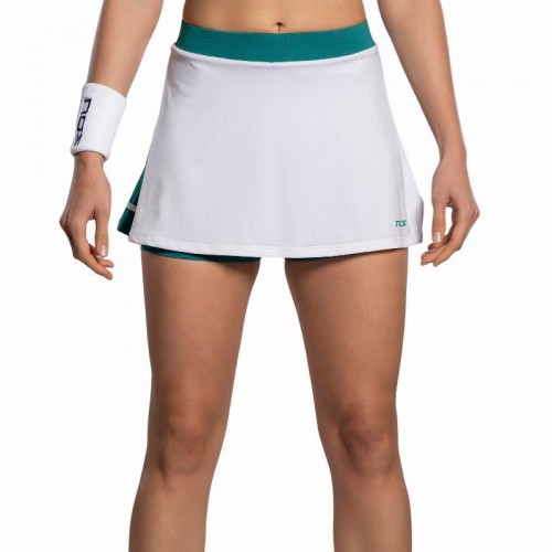 Nox Pro White Green Ivy Skirt