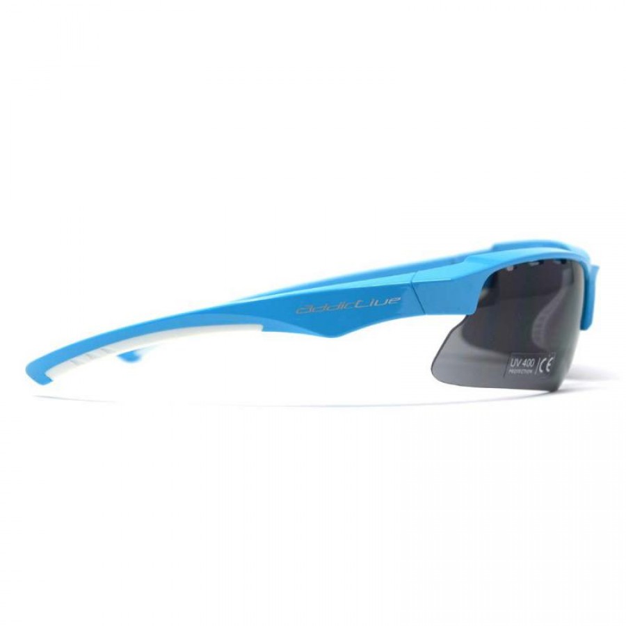 Addictive Etna Blue White Glasses  Offer + Cheap
